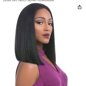 Sensationnel Synthetic Lace Front Wig Empress Edge Natural Center Part Tiara